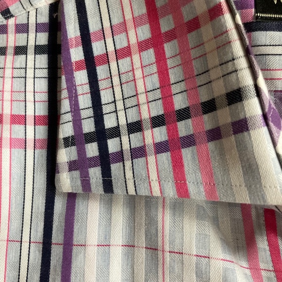 Neiman Marcus patterned button up shirt - Picture 6 of 7